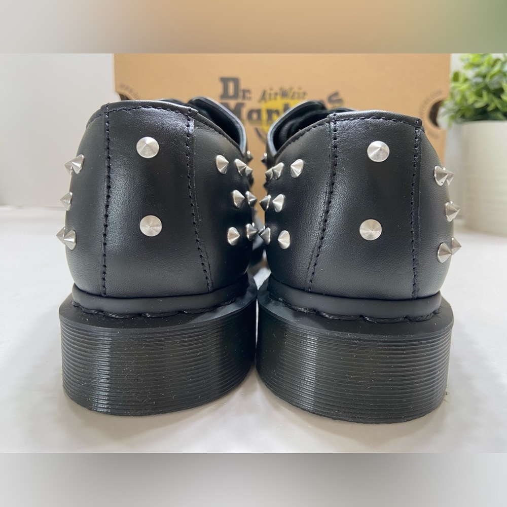 NEW Dr. Martens 1461 Stud Unisex Leather Oxford Derby Shoes M9/W10,M10/W11 $160 - Picture 4 of 10